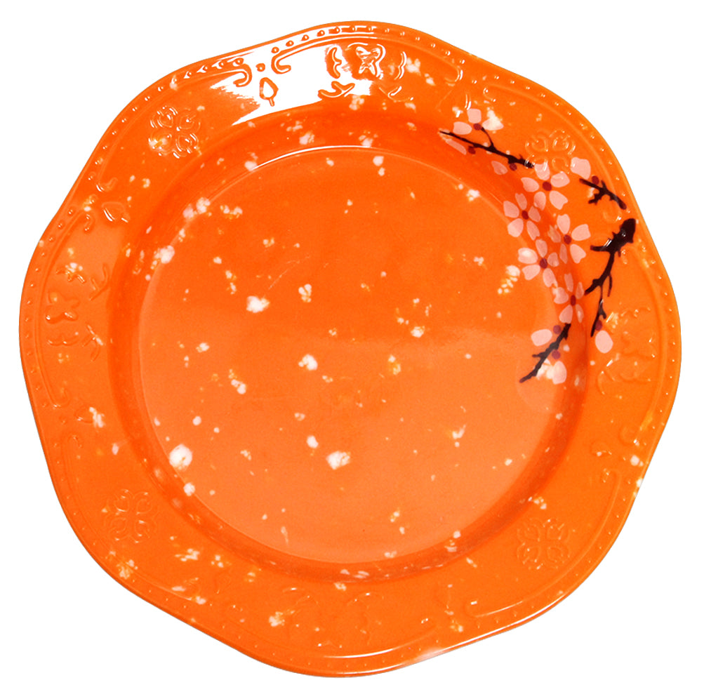 PLATO SOPERO 8.5 MELAMINA NARANJA DECO SKU : 003-302-021