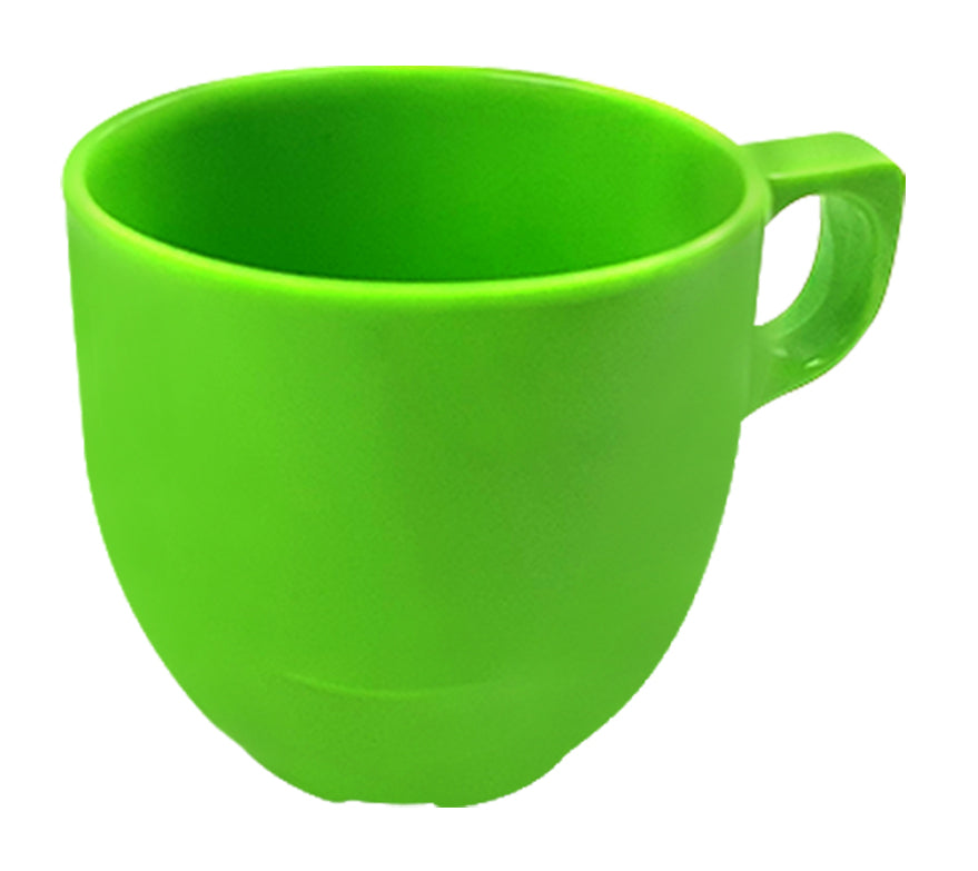 TAZA 8 X 7 CM DE MELAMINA VERDE SKU : 004-005-018