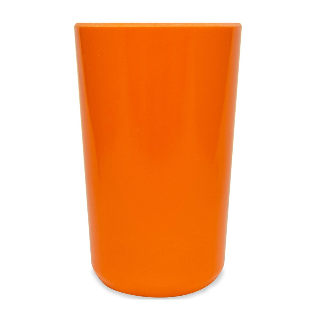 VASO 7.5 X 11.8 CM MELAMINA NARANJA SKU : 004-011-121