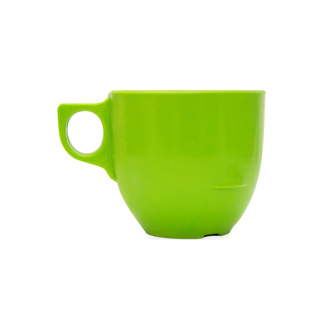 TAZA 8 X 7 CM DE MELAMINA VERDE     SKU : 004-012-118