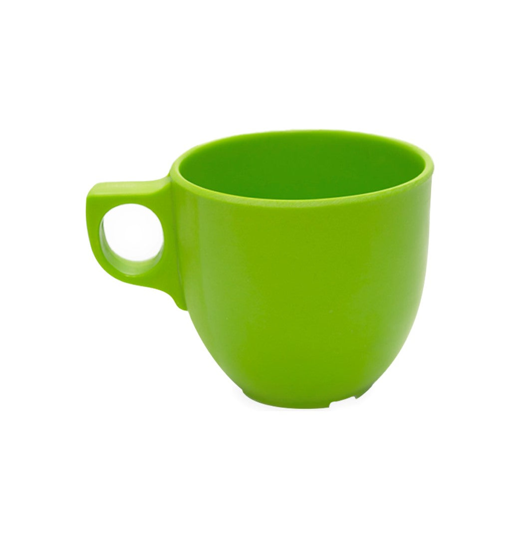 TAZA 8 X 7 CM DE MELAMINA VERDE     SKU : 004-012-118