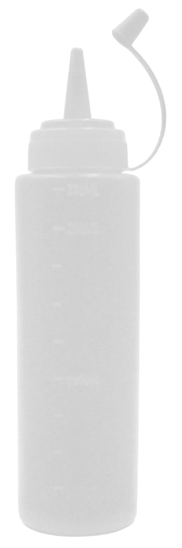 BOTELLA DISPENSADORA 8OZ PLAST. TRANSP. SKU : 023-101-008