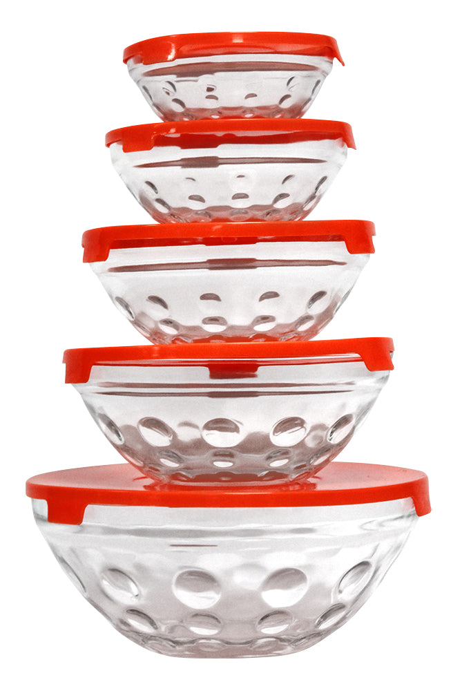 TAZONES VIDRIO TAPA COLOR VER,RO,AMA SKU : 025-001-004