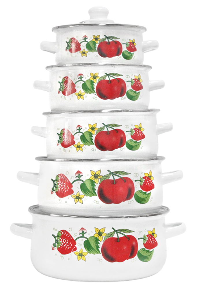 JGO. 5 OLLAS 16,18,20,22,24CM T/V FRUTAS SKU : 043-036-003