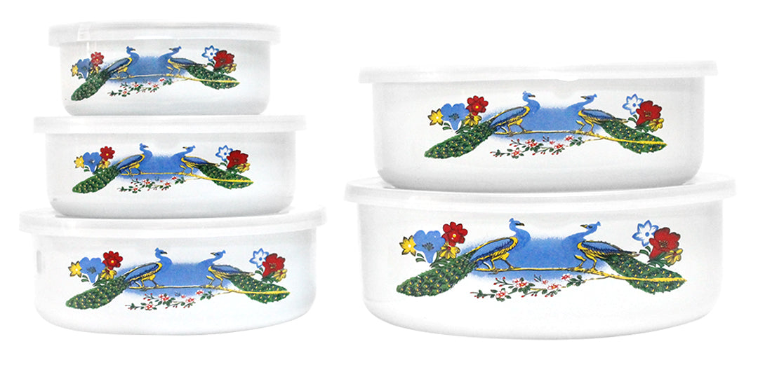 JGO 5 MIXING BOWL PELTRE DECO PAVORREAL SKU : 043-070-003