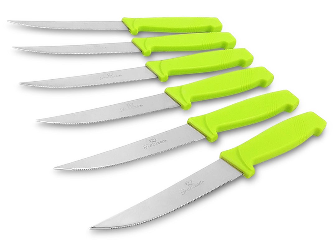 JGO DE 6 CUCHILLOS FILETEROS EN BLISTER SKU : 050-001-012