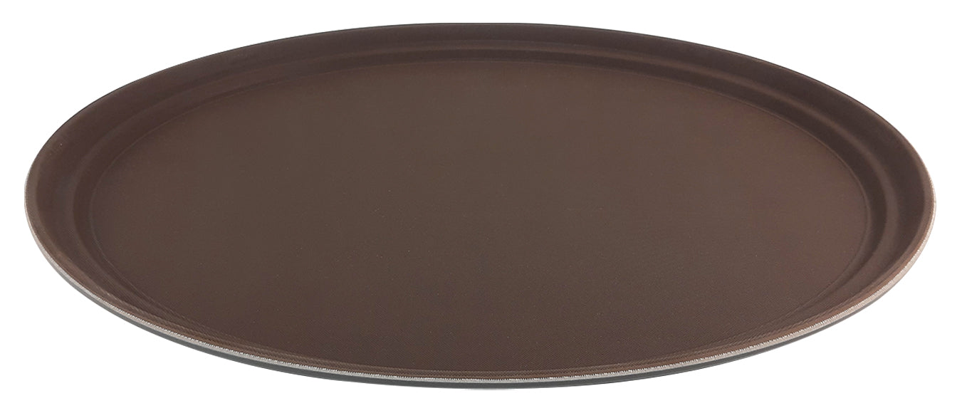 CHAROLA OVALADA 51 x 63 cm cafe SKU : 056-001-008