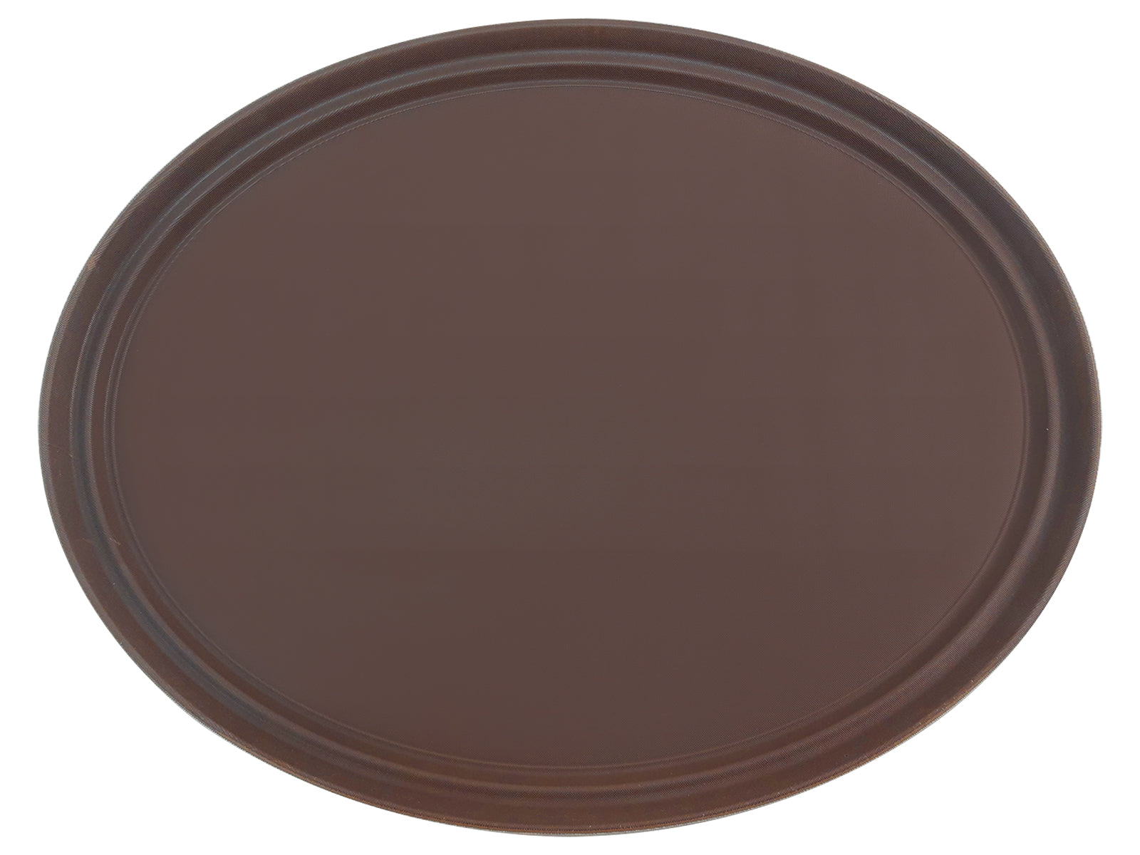 CHAROLA OVALADA 56 x 68 cm cafe SKU : 056-001-009