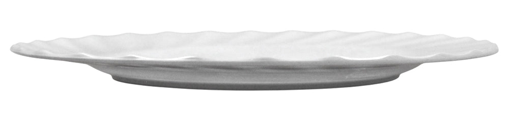 PLATO PASTELERO ONDULADO 8" MELAMINA BLA SKU : 103-009-001