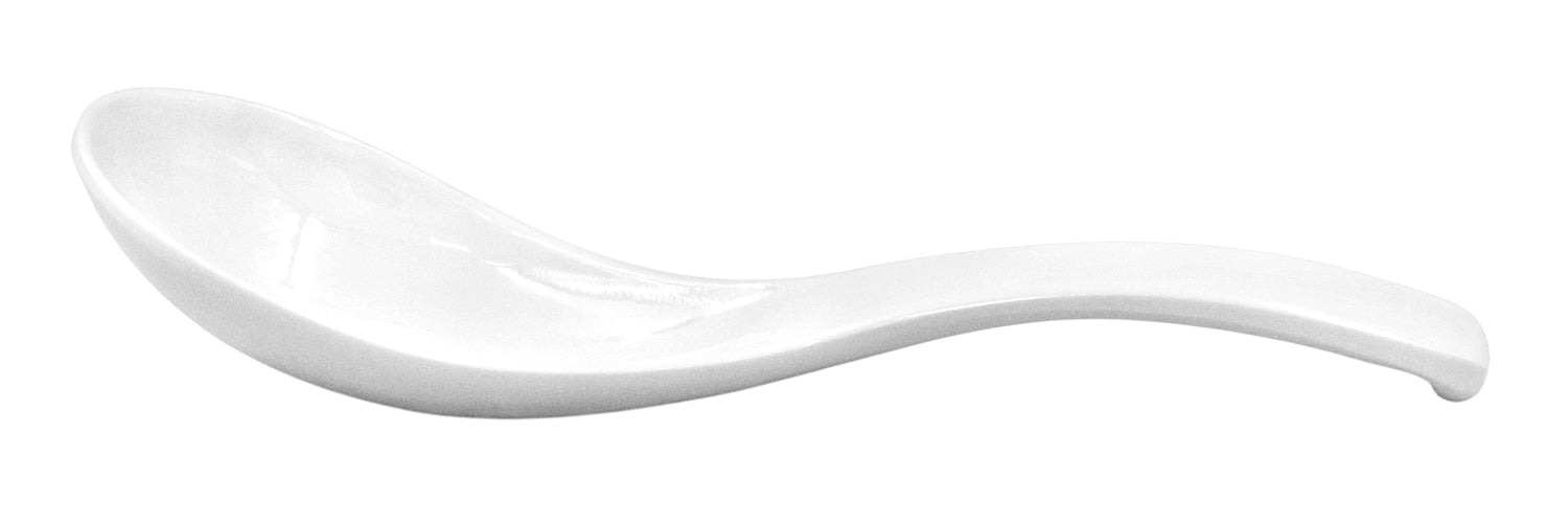 CUCHARA SOPERA 5.5" MELAMINA BLANCA DIAM SKU : 105-009-033