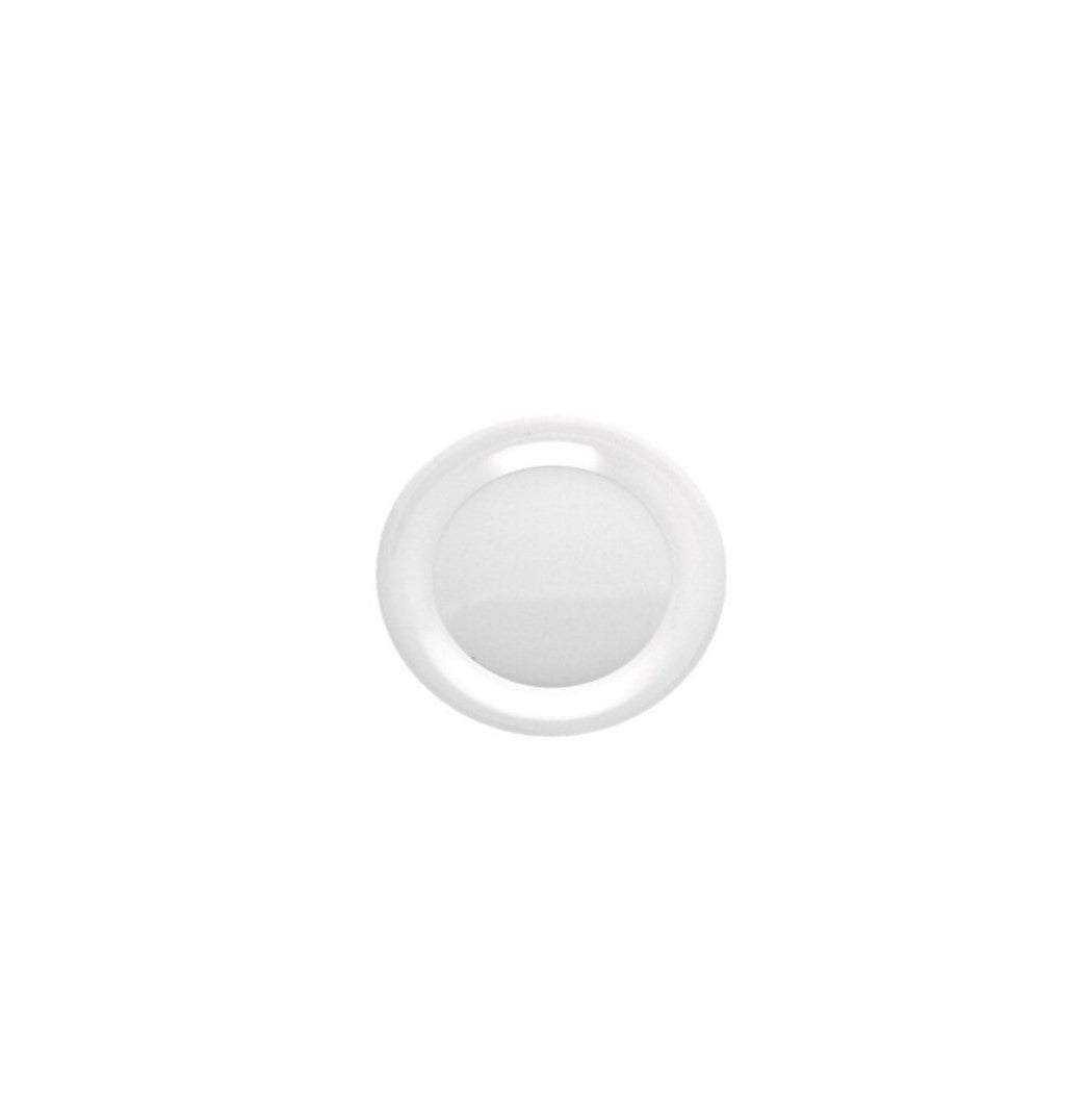 PLATO TRINCHE 8" MELAMINA BLANCA DIAMANTE SKU : 105-009-104