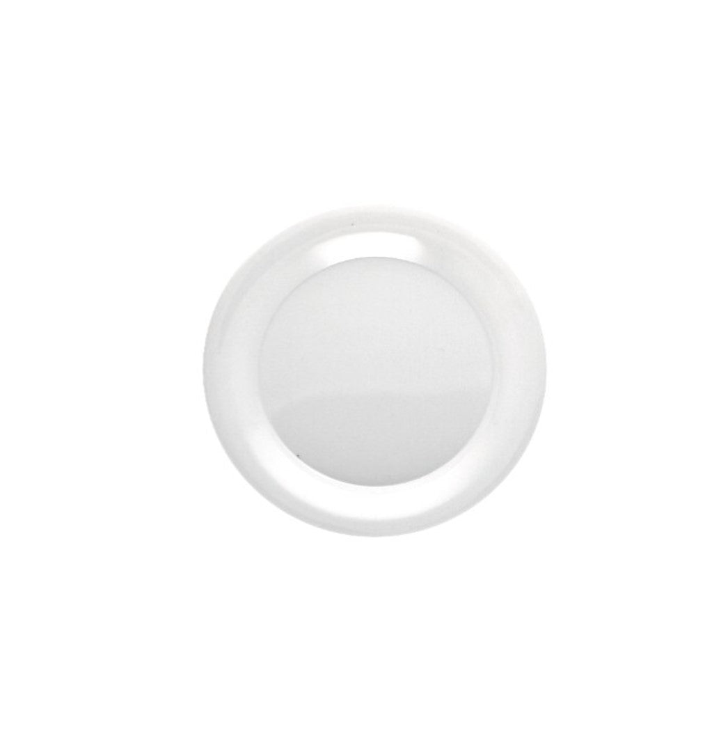 PLATO TRINCHE 10" MELAMINA BLANCA DIAMANTE SKU : 105-009-107