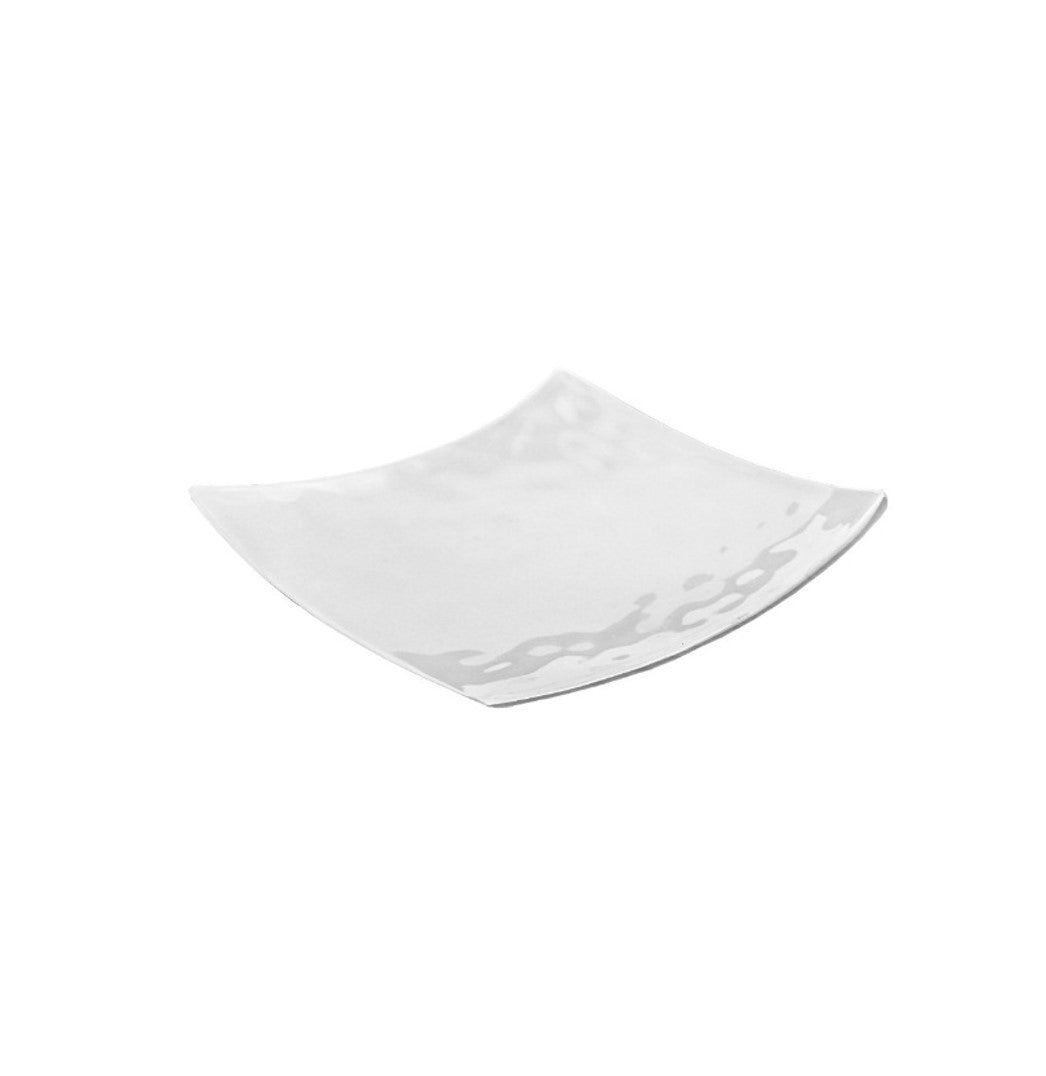 PLATO CUADRADO 18CM TEXTURIZADO MELAMINA DIAMANTE SKU : 105-009-148
