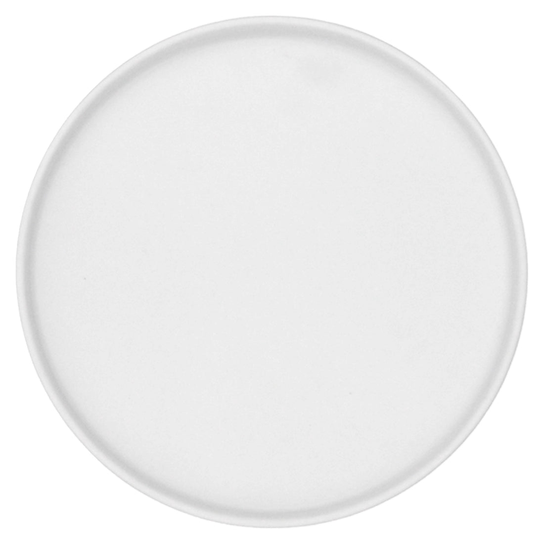 PLATO REDONDO PESTAÑA 27CM BCA. DIAM. SKU : 105-009-163