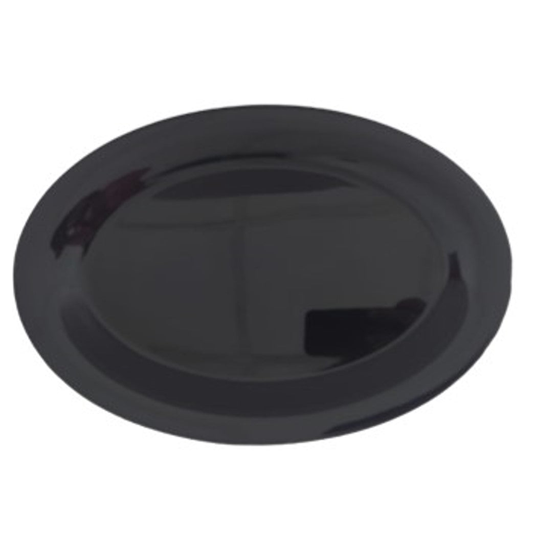 PLATO OVALADO 12" MELAMINA NGR DIAMANTE SKU : 105-015-102