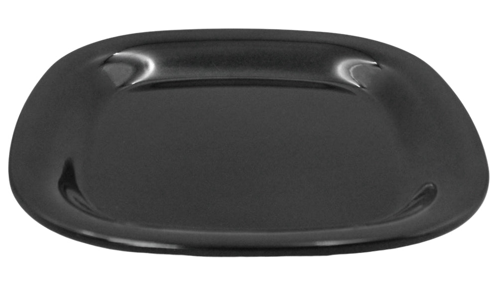 PLATO ENSALADA CUADRADO 8" NGR DIAMANTE SKU : 105-015-129