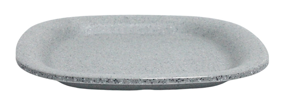 PLATO ENSALADA CUADRADO 8" GRIS DIAM. SKU : 105-018-030