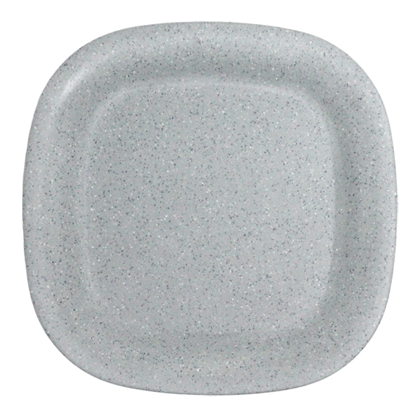 PLATO ENSALADA CUADRADO 8" GRIS DIAM. SKU : 105-018-030