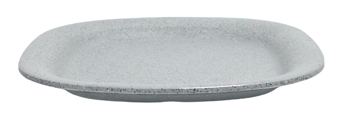 PLATO ENSALADA CUADRADO 10" GRIS DIAM. SKU : 105-018-031