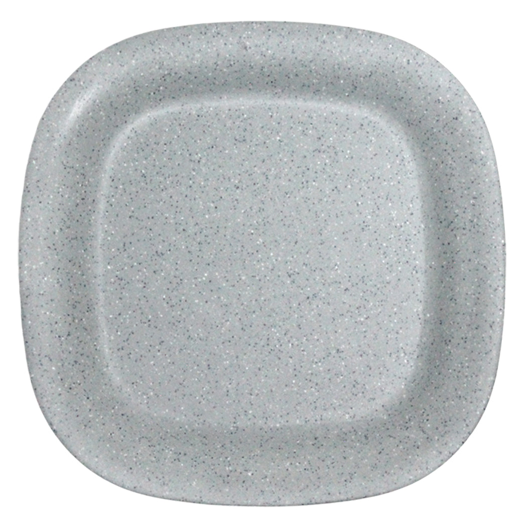 PLATO ENSALADA CUADRADO 10" GRIS DIAM. SKU : 105-018-031