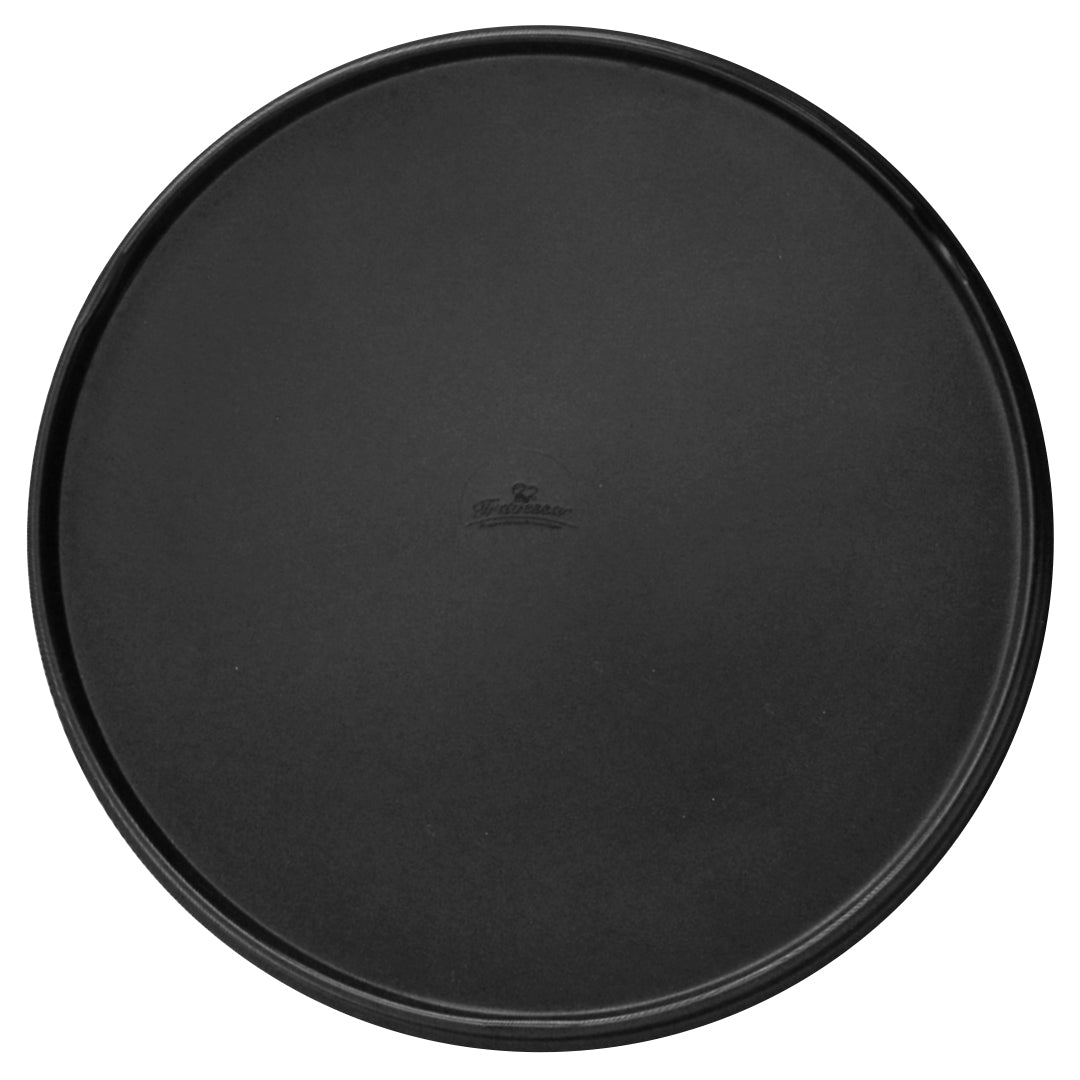 PLATO REDONDO C/PESTAÑA 27CM JET BLACK SKU : 105-051-163