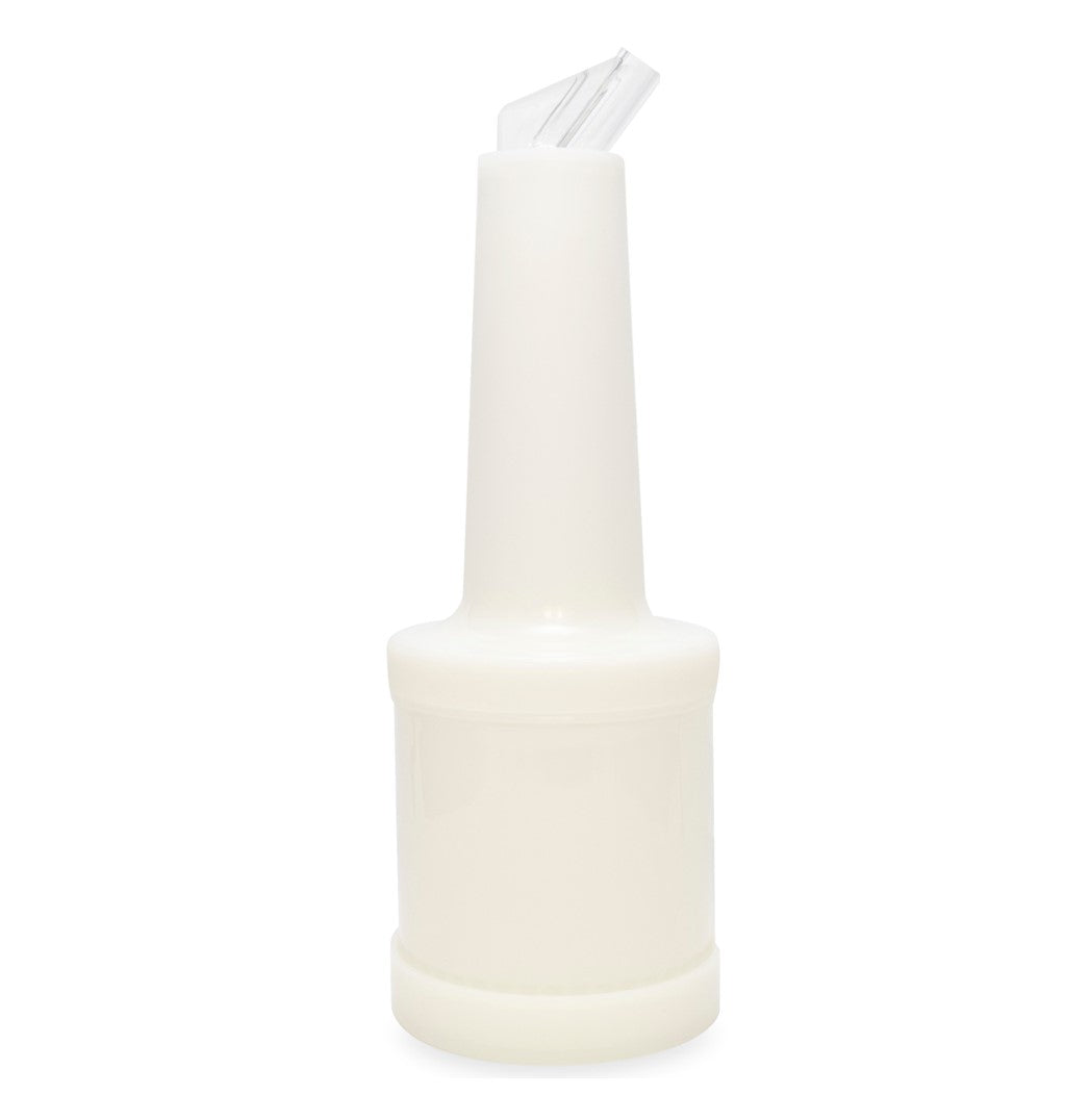 VERTEDOR DE JUGO 1/2L PLASTICO, BLANCO     SKU : 122-006-010