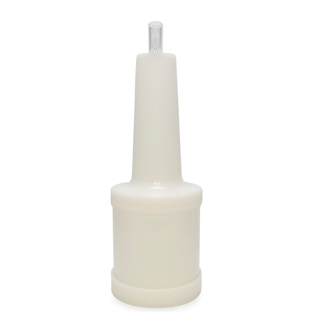 VERTEDOR DE JUGO 1/2L PLASTICO, BLANCO     SKU : 122-006-010