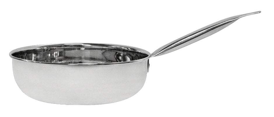 SARTEN INSTITUCIONAL 26CM AC. INOX. SKU : 142-002-026