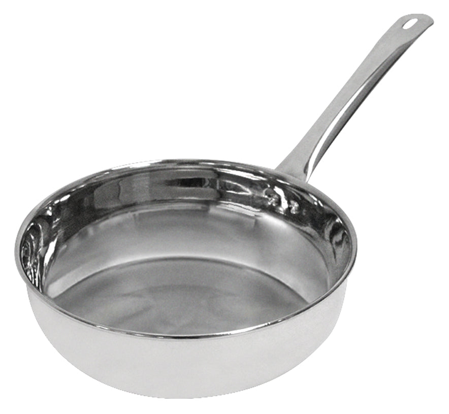 SARTEN INSTITUCIONAL 26CM AC. INOX. SKU : 142-002-026