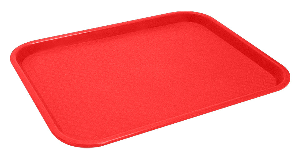 CHAROLA FAST FOOD 10x14" PLAST. ROJO SKU : 156-002-003