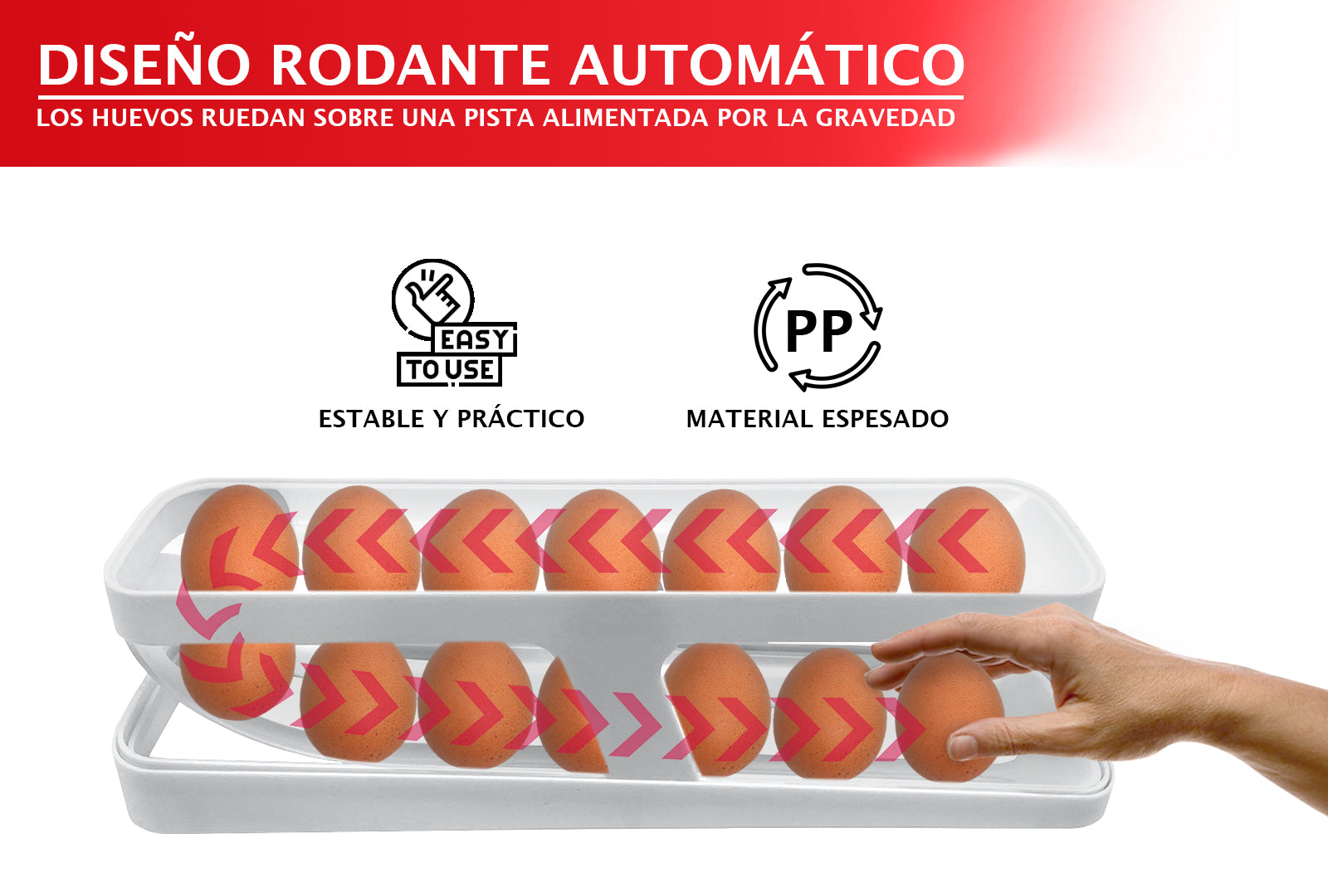 DISPENSADOR DE HUEVOS SKU : 020-001-907