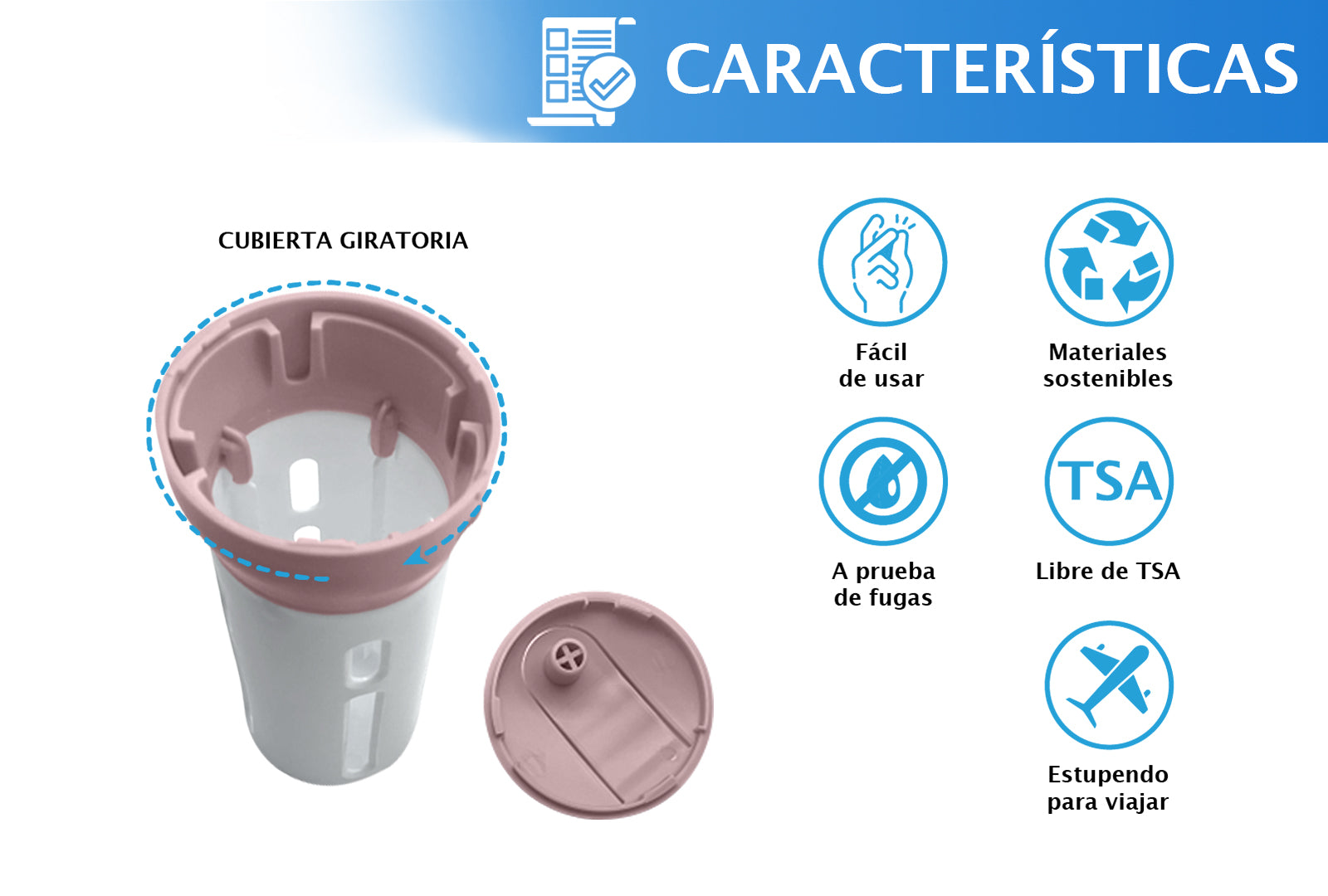 DISPENSADOR CREMAS PARA VIAJE SET DE 2 SKU : 020-004-915