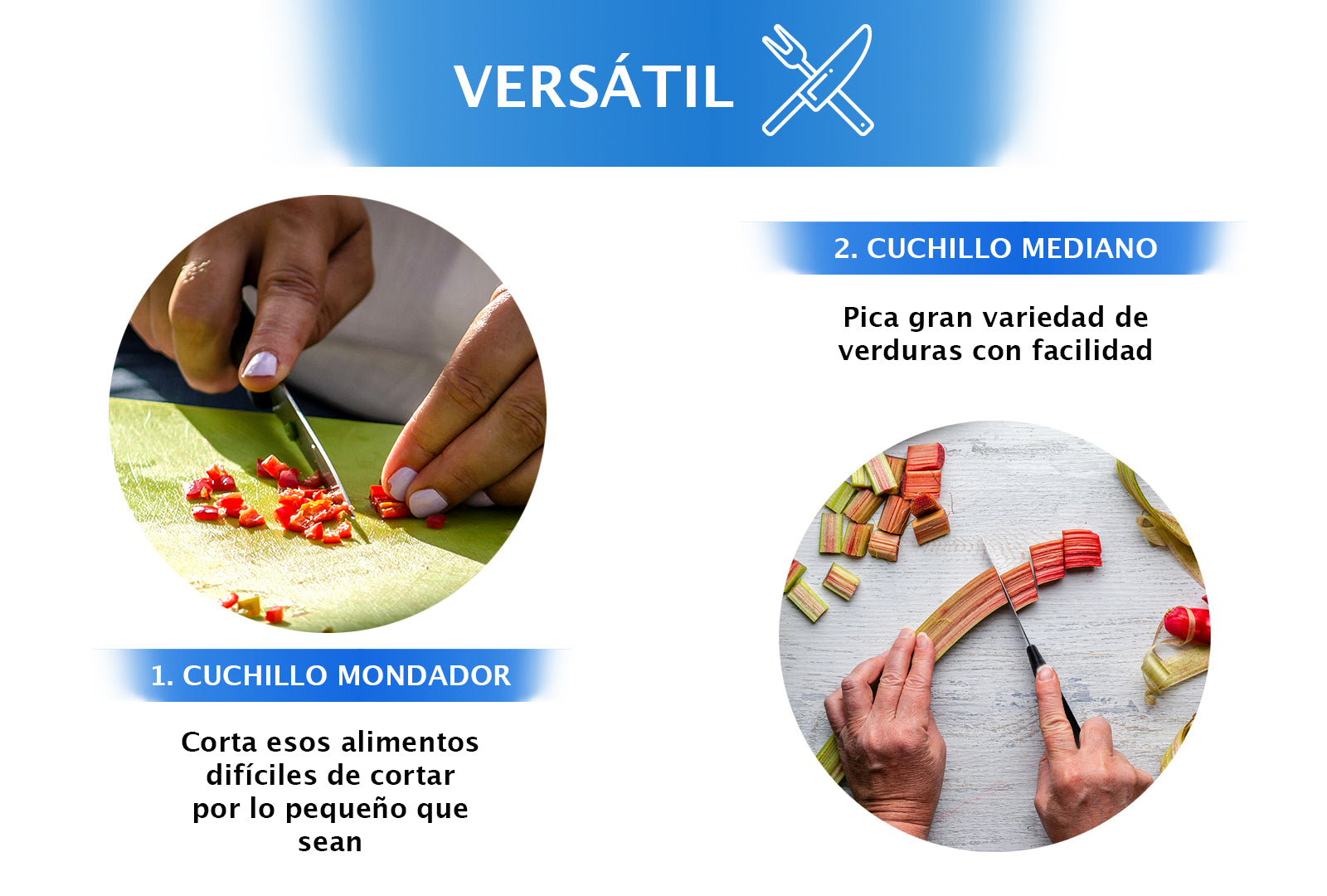 JUEGO DE CUCHILLOS 4 PIEZAS CON TIJERAS Y TABLA DE MADERA SKU : 050-005-938