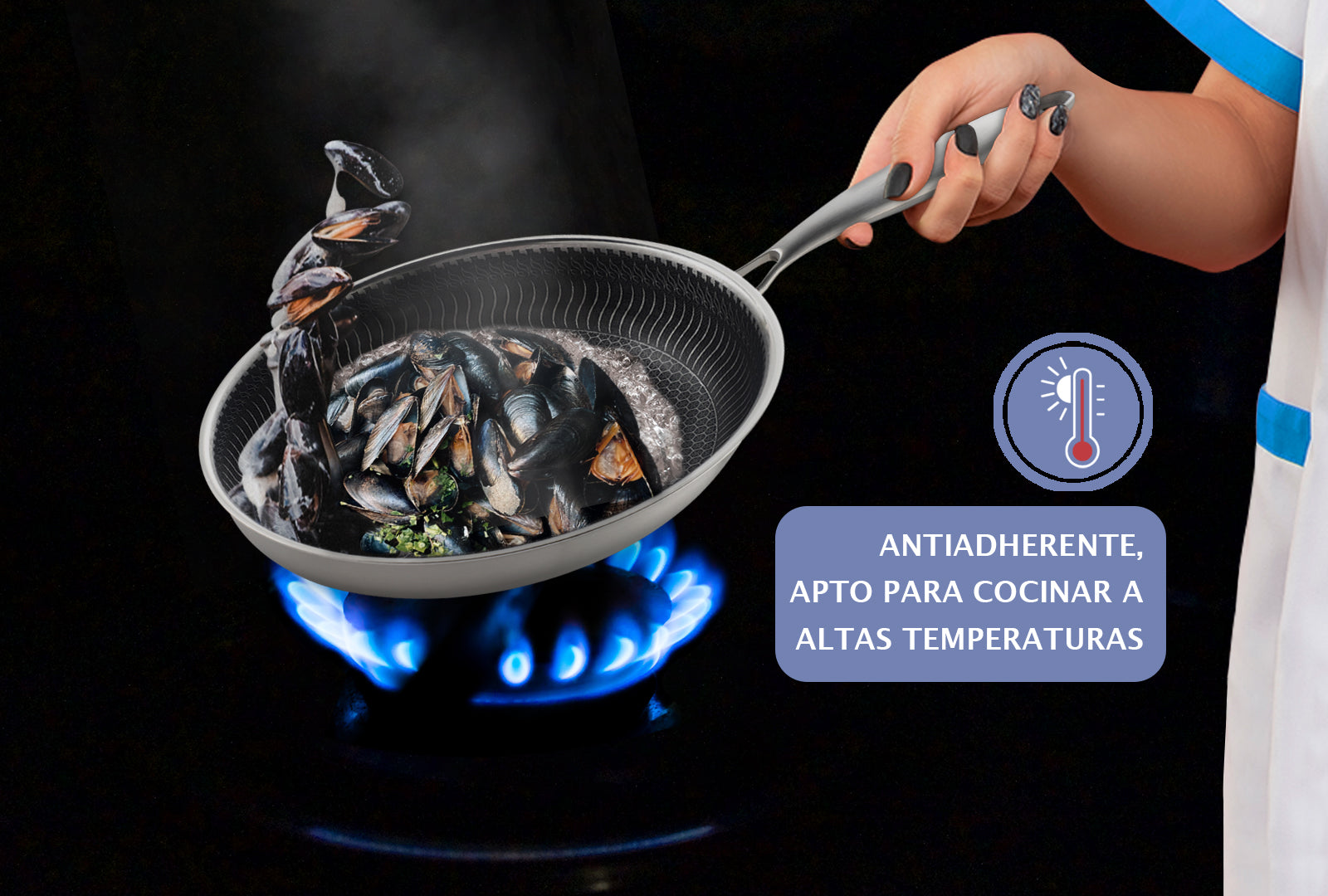 WOK PANAL DE ABEJA SKU : 042-030-901