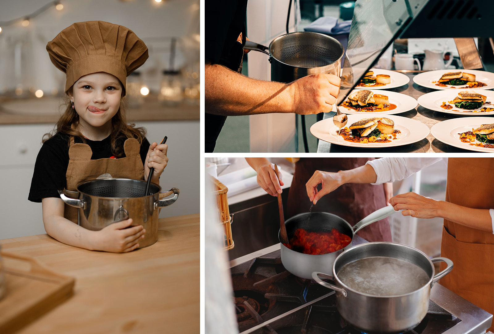 SETX7 BATERÍA DE ACERO INOX. SKU : 049-007-904