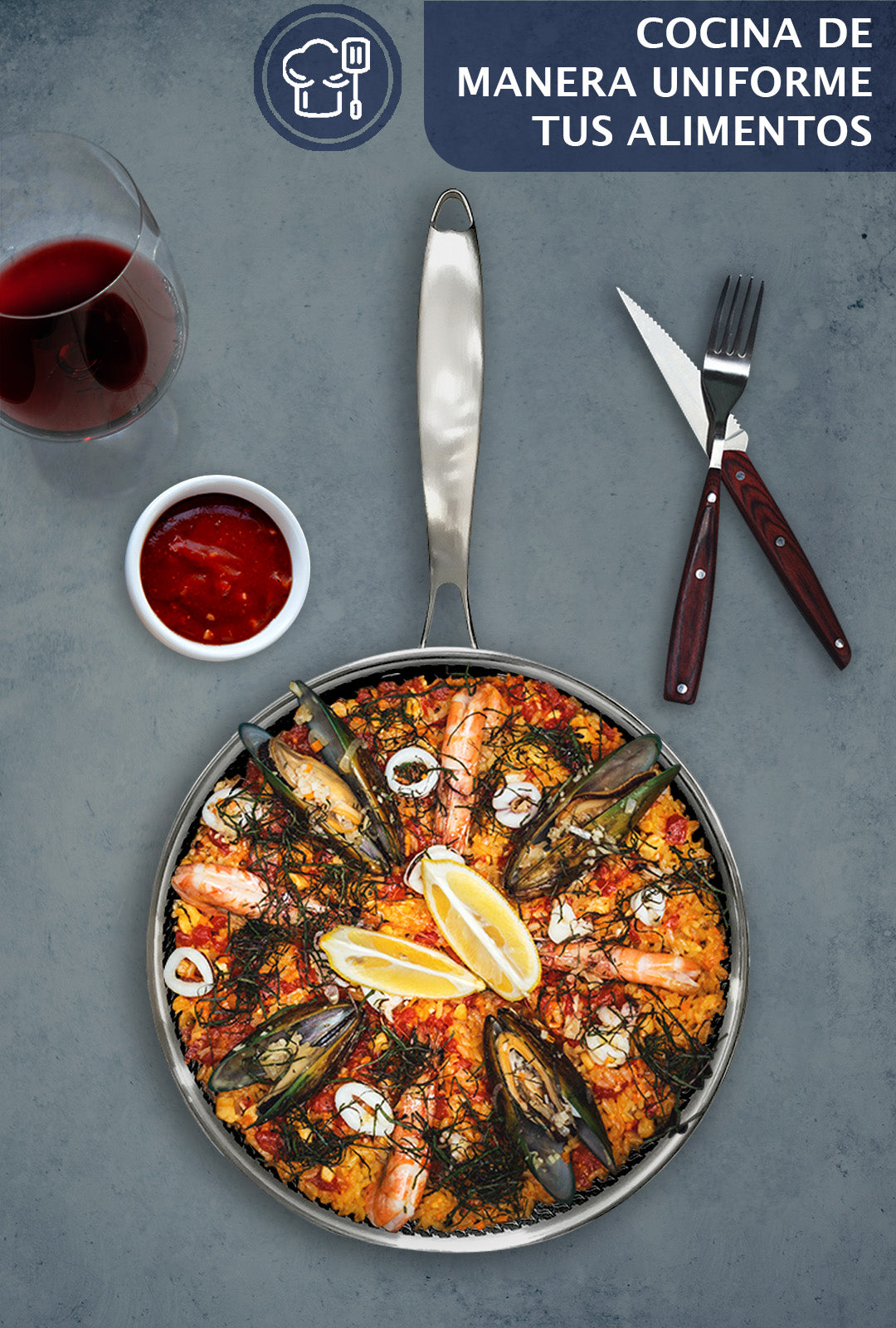 WOK PANAL DE ABEJA SKU : 042-030-901