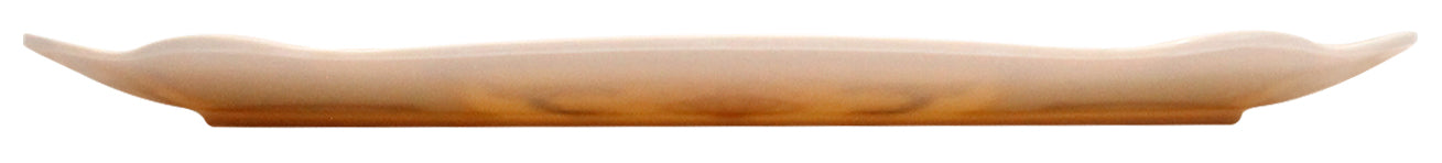 PLATO OVALADO 12 MELAMINA BEIGE DECO SKU : 003-201-030