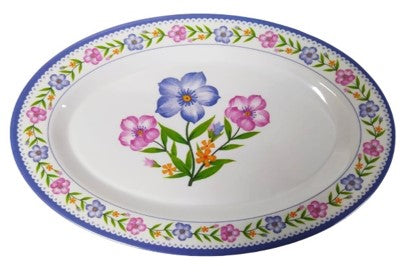 PLATO OVALADO 12'' DE MELAMINA SKU : 003-001-002