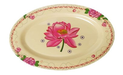 PLATO OVALADO 12" DE MELAMINA SKU : 003-022-002
