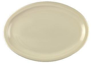 PLATO OVALADO 13" BEIGE DE MELAMINA SKU : 004-008-502