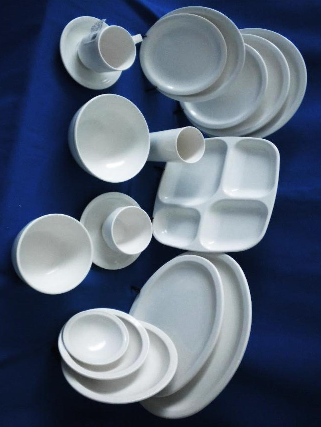 PLATO PASTELERO 6.5" MELAMINA BLANCA SKU : 004-009-505