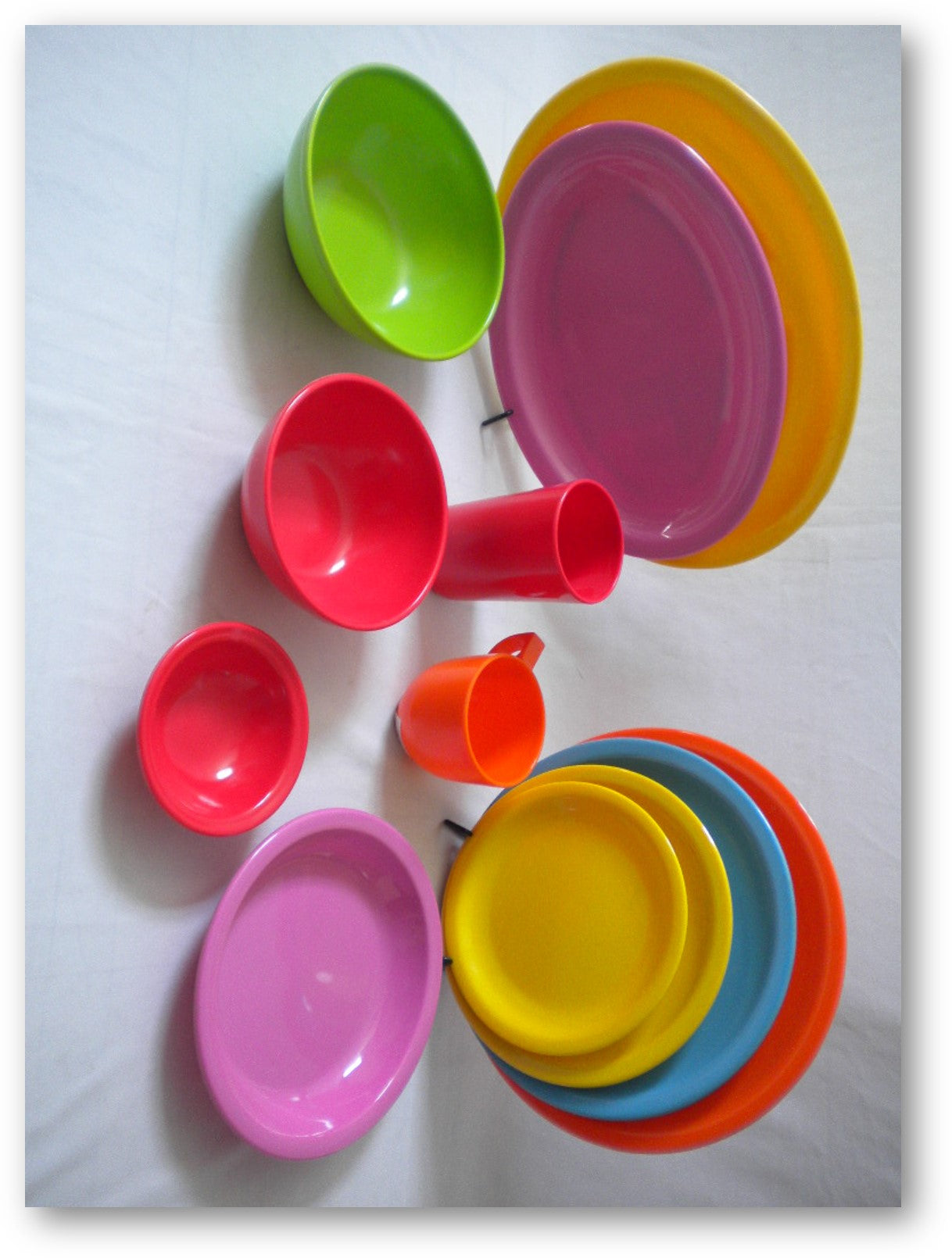 PLATO POSTRE 4.5" DE MELAMINA ROJO SKU : 004-016-106