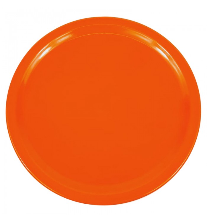 PLATO TRINCHE 9" MELAMINA NARANJA SKU : 004-011-108
