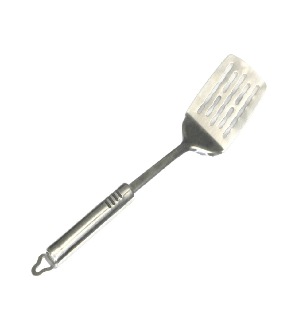 VOLTEADOR C/RANURAS DE ACERO INOXIDABLE MANGO LUJO SKU : 021-002-030