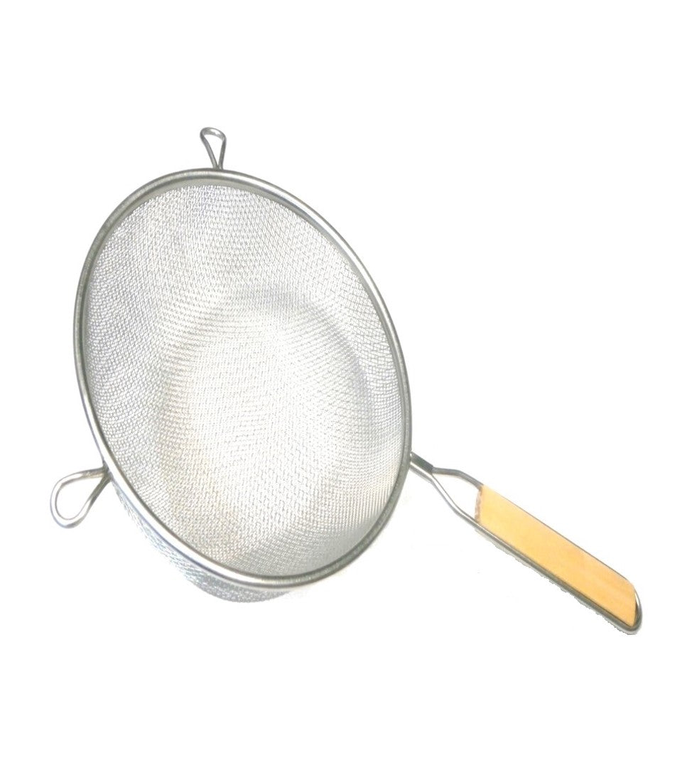 COLADOR ACERO INOXIDABLE 24CM MALLA DOBLE/MGO MAD SKU : 022-003-007