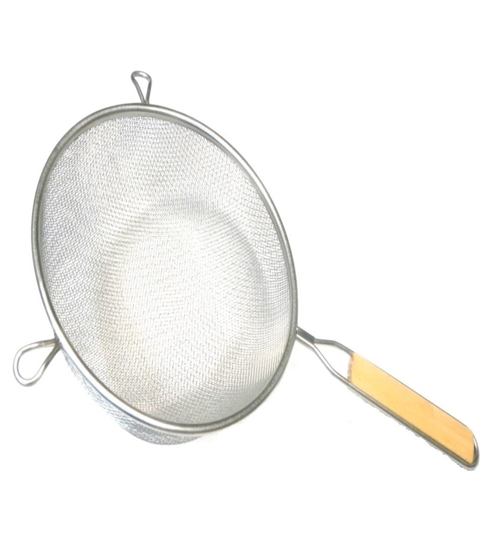 COLADOR ACERO INOXIDABLE 27CM MALLA DOBLE/MGO MAD SKU : 022-003-008
