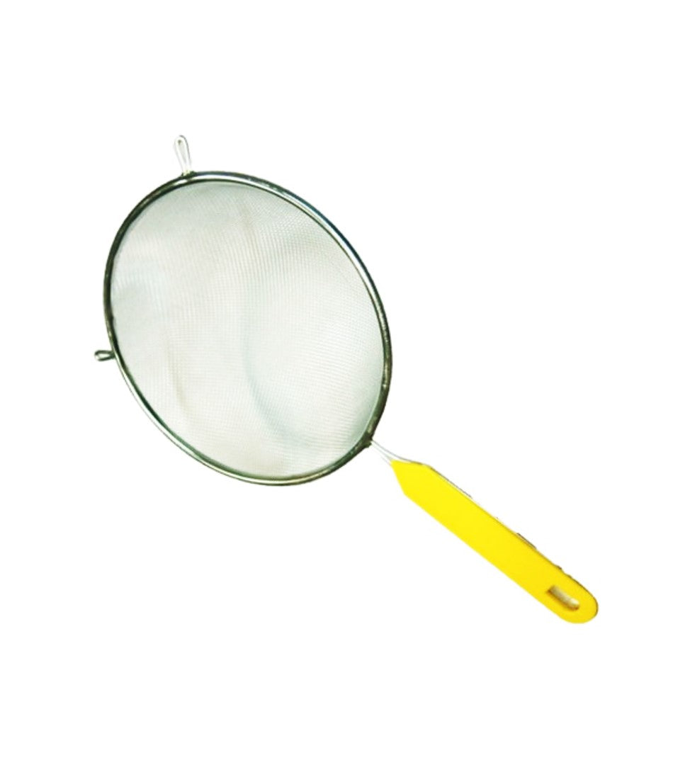 COLADOR CROMADO 18CM MGO PLASTIC AMARILLO SKU : 022-006-018