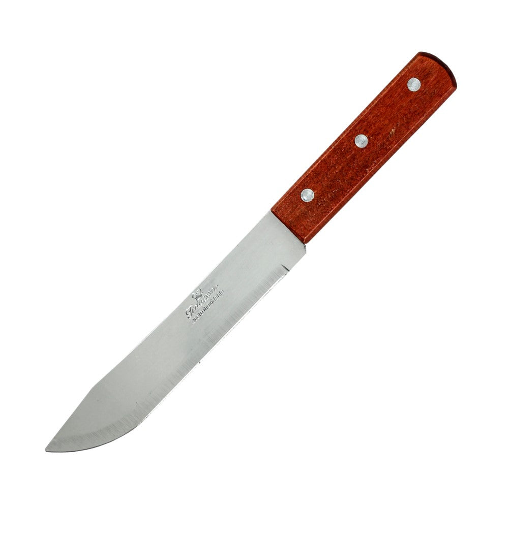 DOCENA CUCHILLO CARNICERO 7" MADERA SKU : 051-001-007