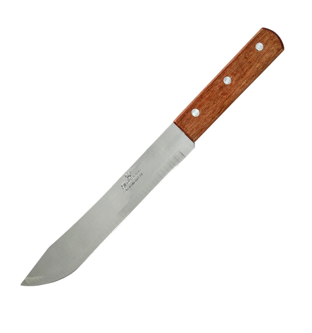 DOCENA CUCHILLO CARNICERO 8" MADERA SKU : 051-001-008
