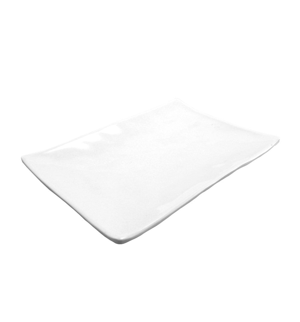 PLATO RECTANGULAR 20CM TEXTURIZADO MELAMINA DIAMANTE SKU : 105-009-143